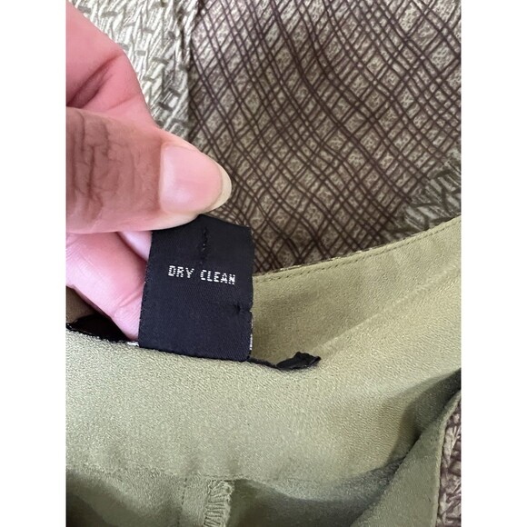 Alfani Skirt Womens 18W Green Brown Silk Boho Fairy Y2k Mixed Print Plus Size - Picture 8 of 8